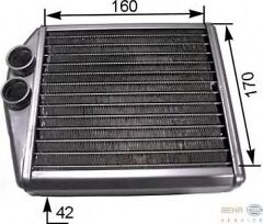 KALORİFER RADYATÖRÜ CORSA C-TIGRA TWINTOP 1.2-1.4-1.8-1.3CDTI-1.7CDTI 00